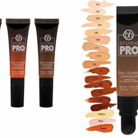 bh STUDIO PRO Total Coverage Concealer Shade 124 - Picture 3 of 9